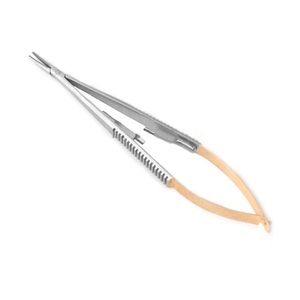 Micro soporte de aguja, mango de resorte con TC 16cm, recto - Product Image 2