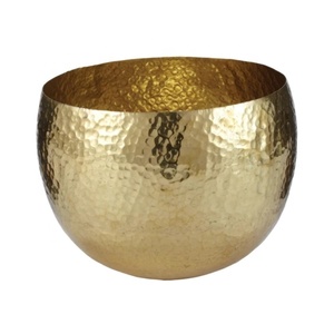 ชุบทองตกแต่งอเนกประสงค์ชามโลหะในเหล็กขายดี Hammered ออกแบบชามนํามาใช้ใหม่ออกแบบชามแฟนซี - Product Image 1