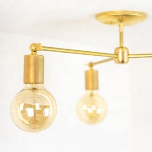 Laiton Semi Encastré Plafonnier - Product Image 1