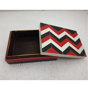 Caja de exhibición de resina blanca con Chip cuadrado, embalaje de joyería negra, accesorios de joyería, reloj, embalaje de joyería personalizado - Product Image 6