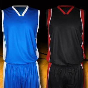 Uniforme de basket-ball entièrement sublimation maillot uni respirant et ensembles grande taille - Product Image 2