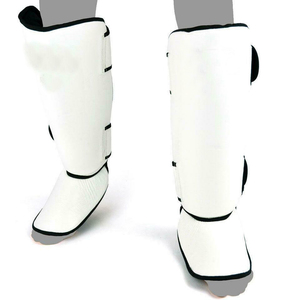 High Quality Professional <b>Muay</b> <b>Thai</b> <b>Shin</b> <b>Guard</b> Leg Protection <b>Shin</b> Pads Genuine Leather PU Adult Use - Product Image 1