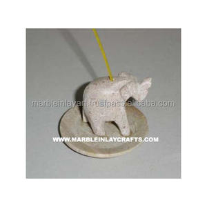 Quemador de Incienso Decorativo de Piedra de Savia en Forma de Elefante - Product Image 1