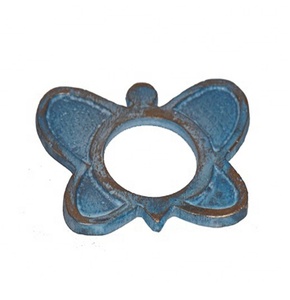 Anneau de serviette décoratif en métal, anneau de serviette de table, anneau de serviette papillon, porte-serviettes de luxe - Product Image 1