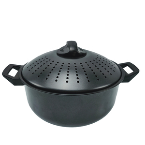 Jeux de casseroles anti adhésifs en acier au carbone, casseroles de cuisine <span class=keywords><strong>avec</strong></span> <span class=keywords><strong>couvercle</strong></span> <span class=keywords><strong>passoire</strong></span>, antiadhésives - Product Image 3