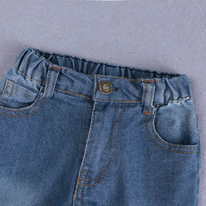 Conjuntos de Ropa para Bebé Niño al por Mayor, Primavera-Otoño, Personalizables, 100% Algodón, Estampado Animal, Rayas, Manga Corta, Jeans - Product Image 5