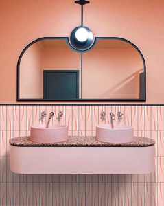 Azulejos de cerámica satinados y mate para pared, azulejos de la serie Marf de 75x2022mm, nuevo diseño para cafetería, escritorio frontal, 300 Foshan - Product Image 4