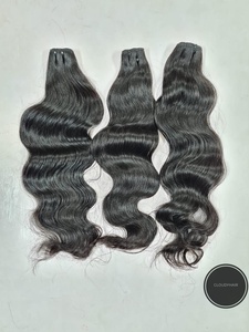 Cabello Humano Ondulado Natural, Cabello Vietnamita Virgen, Textura Ondulada Suave y Definida, Color Negro Natural, Calidad Premium - Product Image 2