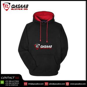 Sweat-shirt de jogging hip-hop à poches kangourou Sweat-shirt à capuche à manches longues et à fermeture éclair Logo personnalisé pour hommes - Product Image 4