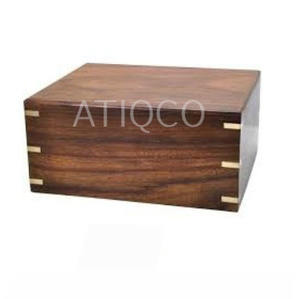 Urna funeraria para adultos tallada con estilo, la última urna de cremación de madera, venta mundial de urnas de cremación de colección de cenizas de calidad suprema - Product Image 5