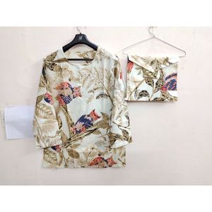 ชุดนอนแขนยาวลายนกฮูกพิมพ์ลายดอกไม้สำหรับใส่อยู่บ้านขนาด XL ชุดนอนกางเกงชุดว่ายน้ำสำหรับฤดูใบไม้ผลิฤดูร้อน - Product Image 2