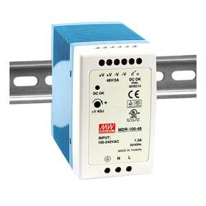 Meanwell อุปกรณ์จ่ายไฟแบบรางดินซีรีส์12V 24V 10A 110V เอาต์พุตเดี่ยว - Product Image 6