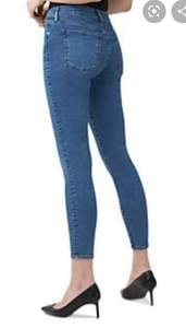 Bangladesh Stock Lot <b>Fastening</b> <b>Zip</b> Buttoned Skinny Jeans for Women Brand Labels Denim - Product Image 3