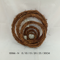 Guirlande en rotin pour couronnes, anneau de couronne décorative pour jardin, 12, 18 pouces, 16 pouces, offre spéciale