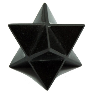 Merkaba de Ágata Negra Natural, Estrella de Merkaba de 8 Puntas, Cristal, Venta al por Mayor - Product Image 1