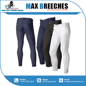 Culotte Jodhpurs en cuir confortable de haute qualité avec impression en silicone Patch au genou vêtements équestres produits pour chevaux - Product Image 3