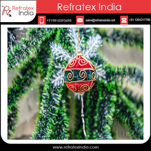 เครื่องประดับคริสต์มาสจำหน่ายจำนวนมากและผลิตโดยเครื่องตกแต่งอินเดียที่ทำในประเทศอินเดียเพื่อคุณภาพที่ดีที่สุดและราคาต่ำและสีอื่น - Product Image 6