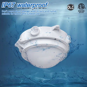 ETL <span class=keywords><strong>DCL</strong></span> IP67 Étanche LED Auvent Lumière Haute Luminosité 150lm par Watt Garantie 5 Ans Station Service Faible Baie Lumière - Product Image 2