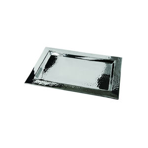 Plateaux de service personnalisés en acier inoxydable, fournitures de restaurant et d'hôtel, plateaux métalliques modernes, bon marché et meilleur service d'aliments - Product Image 4