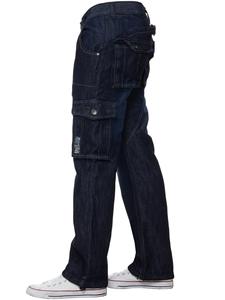 Dark <b>Jeans</b> Multi Pockets Cargo Trousers High Quality Denim <b>Jeans</b> Cargo Pants for Men on Wholesale Price Direct From Manufacturer - Product Image 4