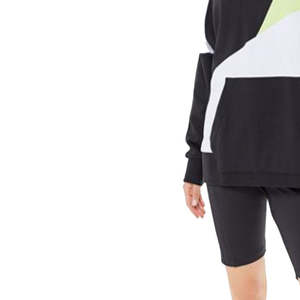 Sweat à capuche en molleton de coton de haute qualité pour femmes Streetwear à manches longues avec capuche multicolore Long hiver grande taille sweat - Product Image 6