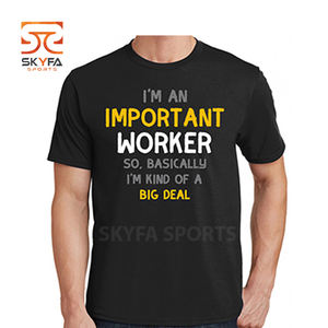 V-Neck Cotton/polyester T Shirt Men Clothes Custom Logo Cotton Men T Shirt - Product Image 1