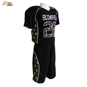 Best Quality 100% Polyester Lacrosse Uniform Printed Sports Wear for Wholesale - Product Image 5