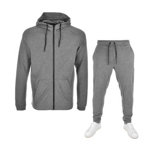 Hombres nueva moda 100% algodón Jogging sudor trajes Top entrenamiento invierno Rning Trasuit conjunto Casual estilo deportivo pantalón de talla grande - Product Image 4