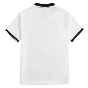 Camisa de Golf para Hombre, Verano 2025, Color Sólido, Logotipo Personalizado Bordado, Talla Grande, 100% Algodón, Antiarrugas, con Bolsillo, Casual, OEM, Alta Calidad - Product Image 3