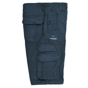 กางเกงขาสั้นคาร์โก้แบบสั่งทำพิเศษ กางเกงขาสั้นคาร์โก้ลำลองสำหรับกิจกรรมกลางแจ้ง มีหลายกระเป๋า สำหรับผู้ชาย ฤดูร้อน 2022 สีพื้น กางเกงขาสั้นคาร์โก้ Pantalones Cortos - Product Image 3