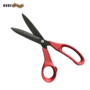 Tijeras Multiusos Eversharp Rojas con Mango Suave, Hoja de Acero Inoxidable, Borde Liso, Herramienta de Corte de 8 Pulgadas - Product Image 1