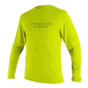 เสื้อแรชการ์ดระบายอากาศได้ดีสำหรับผู้ชาย รุ่นยอดนิยม มีสีสันให้เลือกตามสั่ง ผลิตแบบ OEM ทรงเข้ารูป แห้งเร็ว ผลิตจากผ้าสแปนเด็กซ์/โพลีเอสเตอร์ สำหรับเล่นกีฬา - Product Image 3