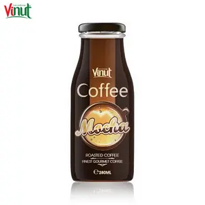 Bouteille de vin de 280ml, formule personnalisée, Mocha, fournitures de café, sans sucre