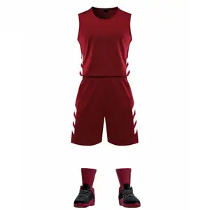 最新设计定制篮球运动衫网布透气专业比赛级面料男女通用球衣篮球服