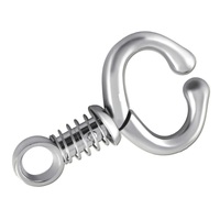 Porte-nez de taureau en acier inoxydable 7,5" 13,5" pour instruments de diagnostic vétérinaire Regal Impex RI-VL-1091 Argenté