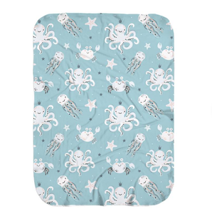 Sábana de cuna de bebé de algodón orgánico puro - Product Image 3