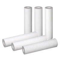 10 microns Filtre À Eau PPF Soufflé Sédiment Filé Coton Cartouche de Filtre À Eau avec Filtre PP (D'ODM de Soutien et OEM)