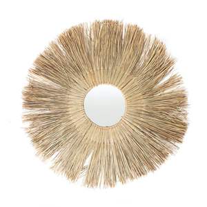 Miroir en jonc de mer Design moderne fait à la main naturel Vintage maison décoration murale pour chambre Style traditionnel fabriqué au Vietnam - Product Image 4