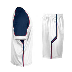 Camiseta de fútbol Premium con pantalones cortos, conjunto de uniformes, impresión por sublimación, logotipo personalizado, uniforme de fútbol, camisetas de fútbol de Francia - Product Image 4