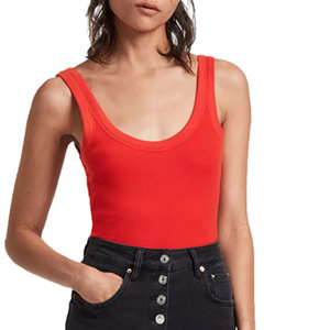 ชุดว่ายน้ำสีแดงแบบสั่งทำพิเศษสำหรับผู้หญิง ผลิตจากผ้าสแปนเด็กซ์/โพลีเอสเตอร์คอตตอน/สแปนเด็กซ์ 100% ตามความต้องการของลูกค้า - Product Image 5