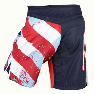 Pantalones Cortos de MMA Personalizados para Hombre, para Boxeo, Grappling, Jiu Jitsu, BJJ, Artes Marciales, de Spandex/Poliéster, Secado Rápido, Transpirables - Product Image 5