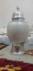 BRASSWORLD INDE Style américain chat noir gravé visage crémation urne en laiton fournitures funéraires pour animaux de compagnie - Product Image 6