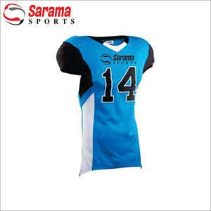 Uniforme de football américain style Kansas City, 100% polyester, respirant, imprimé, antibactérien, séchage rapide, grande taille - Product Image 1
