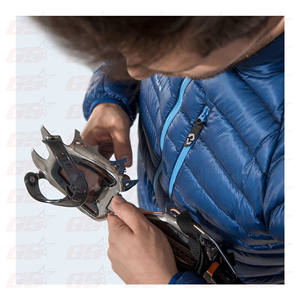 Custom logo windbreaker blank plain down puffer jacket for men - Product Image 5