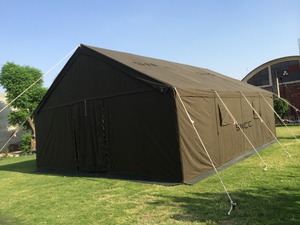 Tente verte résistante imperméable de toile avec l'isolation pour des activités en plein air - Product Image 4