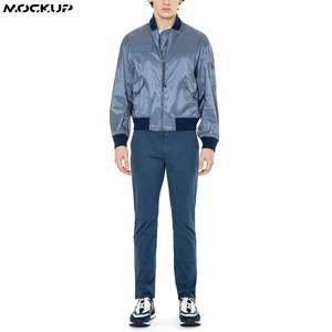 Chaqueta Bomber Unisex de Invierno, Tela Satén, Logotipo Personalizado Bordado, OEM, Chaqueta de Béisbol Ligera, Venta al Por Mayor - Product Image 4