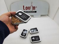 Boîte de rangement pour Chips en bois, récipient en étain, avec puces en bois, pour fumeur Smoker, chips de bois, pour boissons