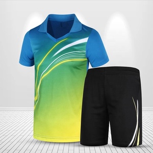 Designs de maillots personnalisés vierges en gros pour le <span class=keywords><strong>badminton</strong></span>, chemises de <span class=keywords><strong>badminton</strong></span> pour hommes et femmes - Product Image 1