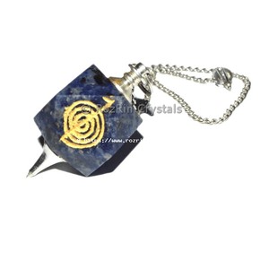 Orden en línea para Lapis Lazuli Choko Reiki los péndulos | Obtener Lapis Lazuli Choko Reiki péndulo - Product Image 1