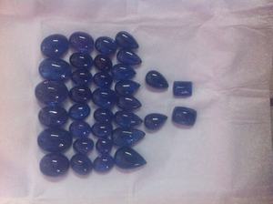 เบาะ Tanzanite สีฟ้าขัดเงาแบบแฮนด์เมดขนาดฟรีไซส์ใหญ่เครื่องประดับแทนซาไนต์ธรรมชาติทำด้วยมือ - Product Image 5